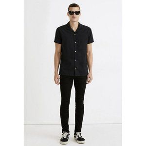 Madewell Skinny Jeans in Black Wash Sz W31 L34 #AA408